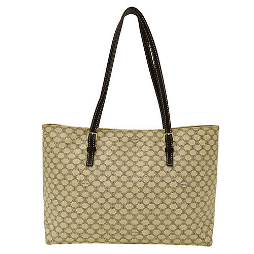 Celine Macadam Ivory Tote Bag