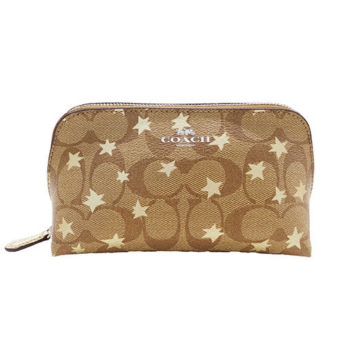 Coach Signature Brown Pouch F37551