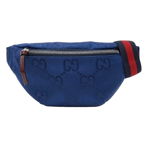 Gucci Kids GG Nylon Belt Bag Blue