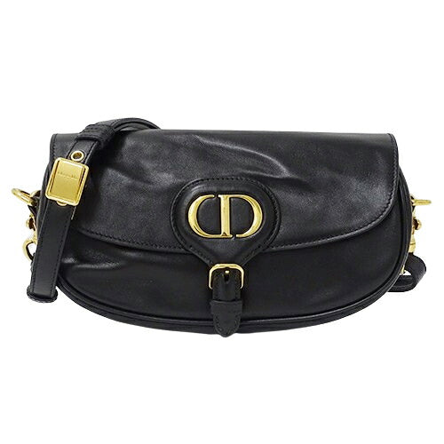 Dior Leather Shoulder Bag Black