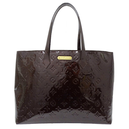 Louis Vuitton Vernis Wilshire MM Amarante Tote Bag