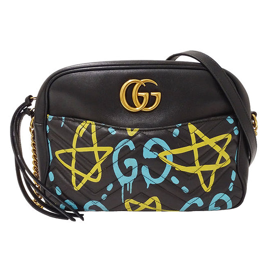 Gucci GG Marmont Ghost Leather Shoulder Bag