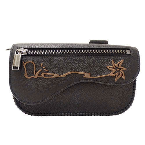 Dior Leather Pouch Clutch