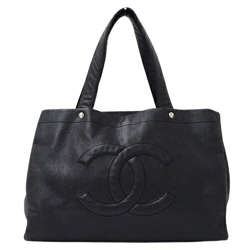 Chanel Leather Wild Stitch Tote Bag