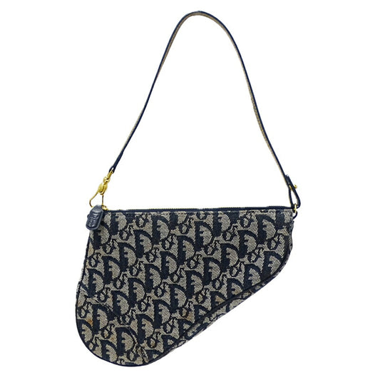 Dior Trotter Jacquard Saddle Shoulder Bag