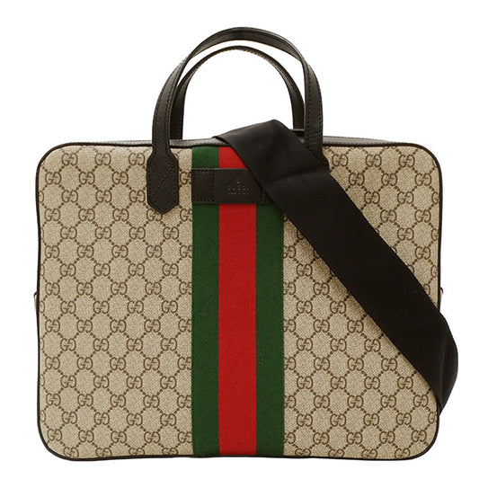 Gucci Men's GG Supreme Canvas Briefcase