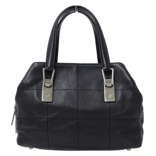 Chanel Caviar Skin Handbag Black