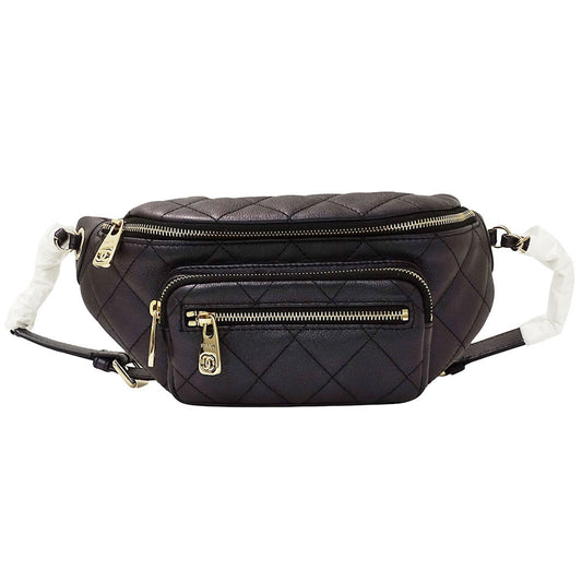 Chanel Leather Waist Bag Matelasse