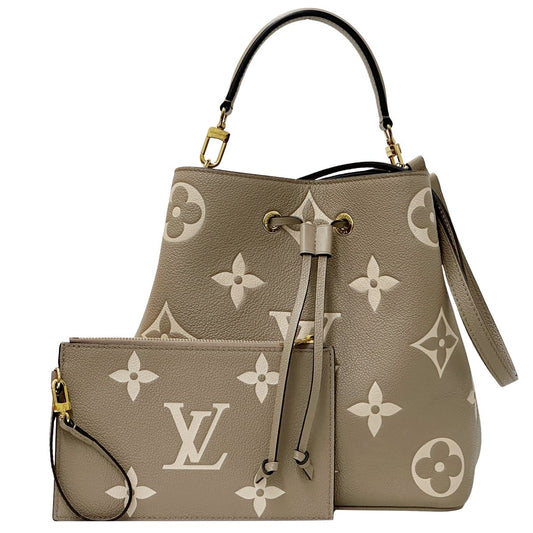 Louis Vuitton Monogram Empreinte Bicolor Handbag M45555