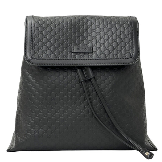 Gucci Microguccissima Leather Backpack Black