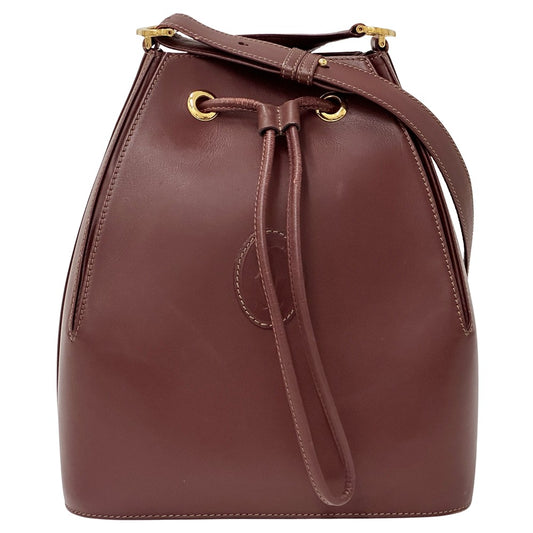 Cartier Must de Cartier Leather Shoulder Bag