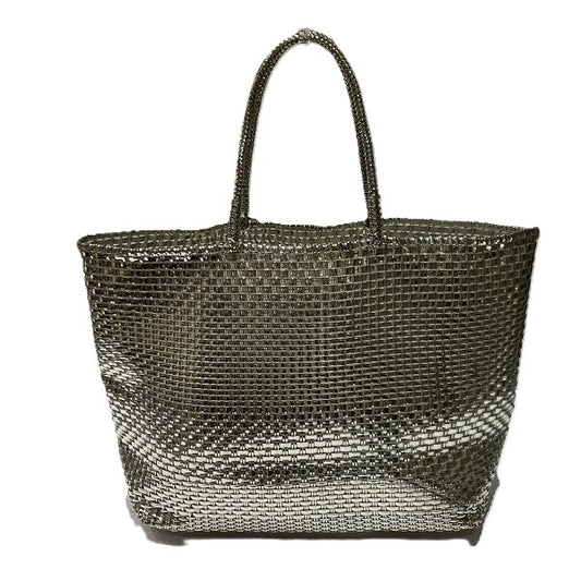 Anteprima Intreccio Silver Tote Bag