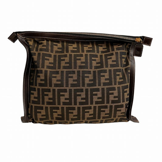 Fendi Zucca Pattern Clutch Bag