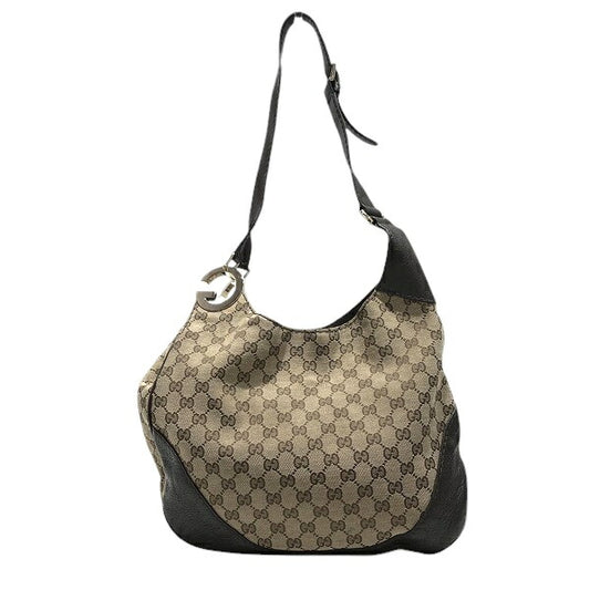Gucci Canvas Leather Charlotte Shoulder Bag