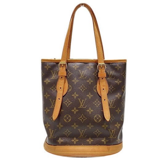 Louis Vuitton Monogram Petit Bucket Tote Bag