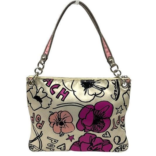 Coach Poppy Petal Print Shoulder Bag 17050