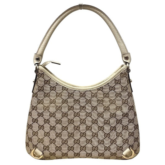 Gucci Canvas Leather Abby Shoulder Bag 130738