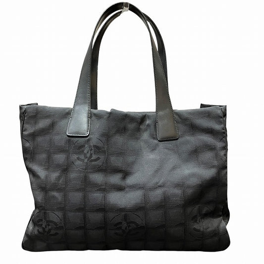 Chanel Nylon Leather Tote Bag MM