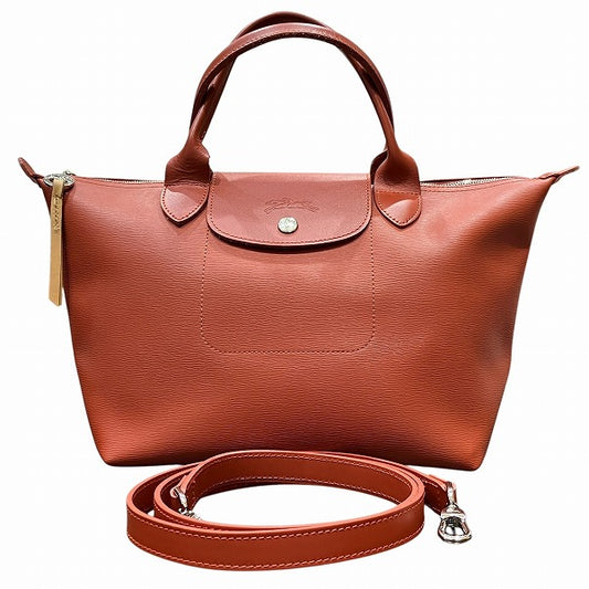 Longchamp Le Pliage Leather Tote Bag