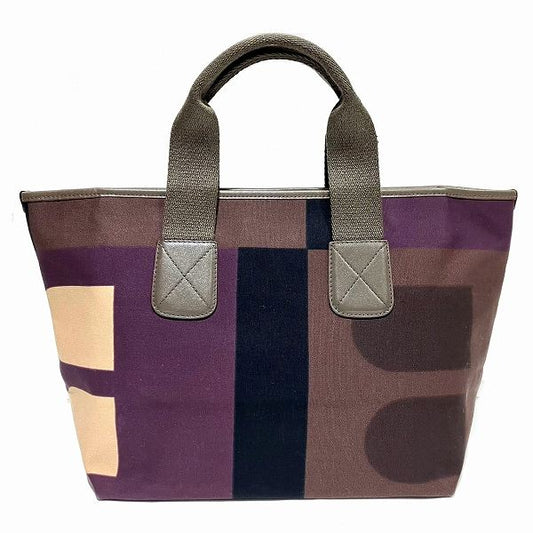 Bally Busy B Canvas Tote Bag