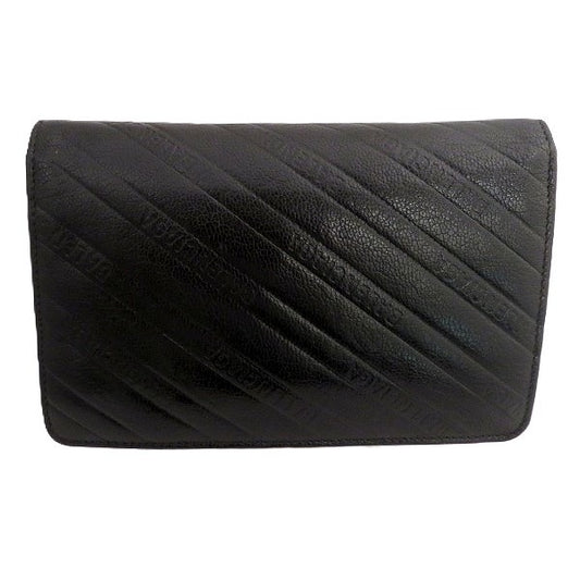 Balenciaga Leather Chain Wallet Shoulder Bag