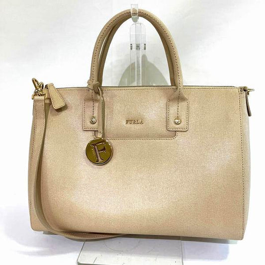 Furla Beige PVC Handbag