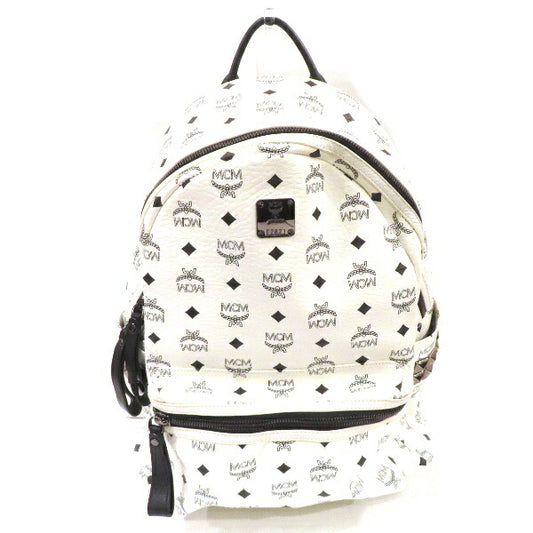 MCM Coated Canvas Leather Backpack MMK4SVE38WT001