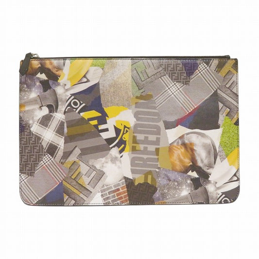 Fendi Collage Print Clutch Bag
