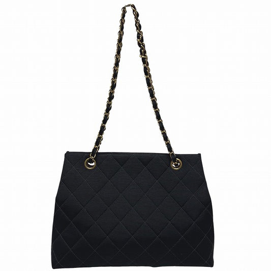 Chanel Cotton Matelasse Chain Shoulder Bag
