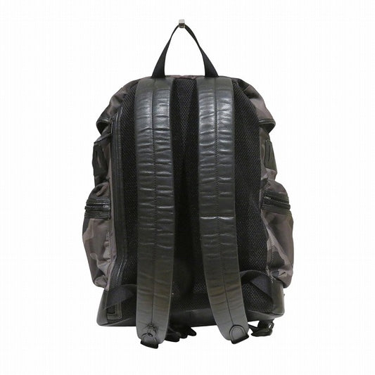 Coach Nylon Leather Camouflage Backpack F54783