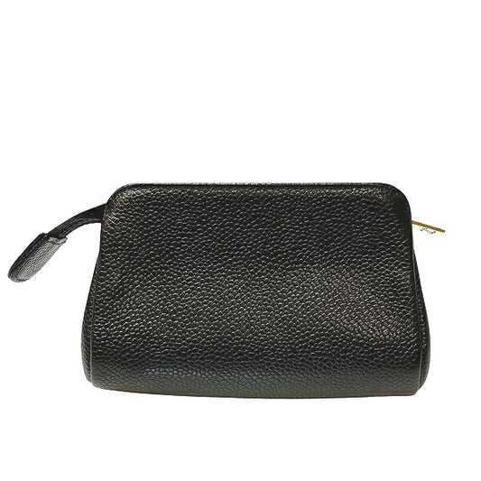 Chanel Caviar Skin Coco Mark Mini Pouch