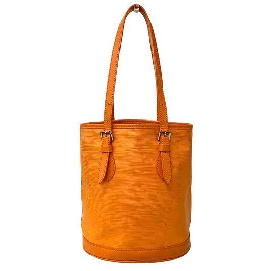 Louis Vuitton Epi Petit Bucket PM Tote Bag