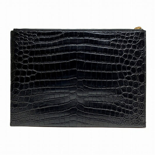 Yves Saint Laurent Leather Tablet Clutch 607779