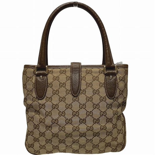 Gucci New Jackie Canvas Leather Handbag