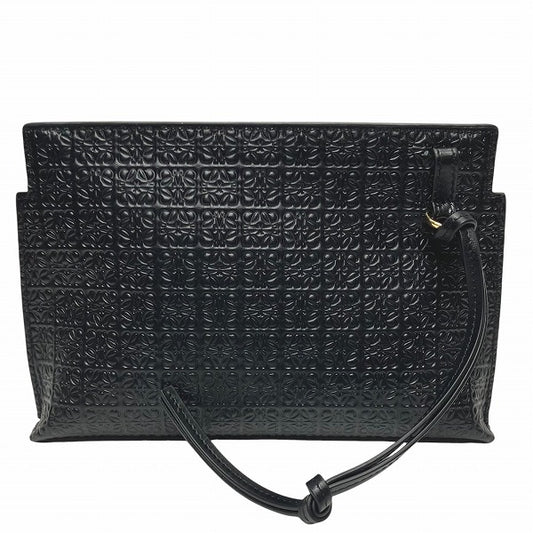 Loewe Leather Anagram Pouch Clutch
