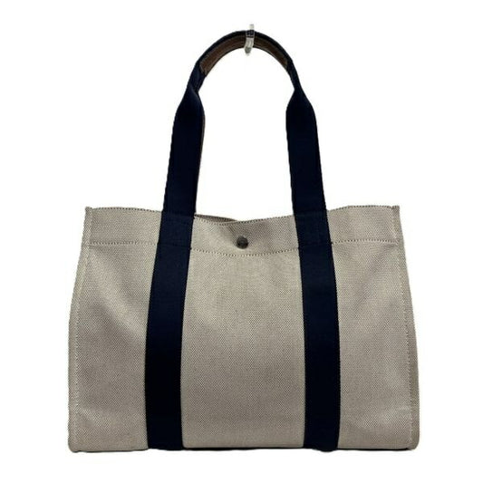 Tory Burch Canvas Leather Tote Bag