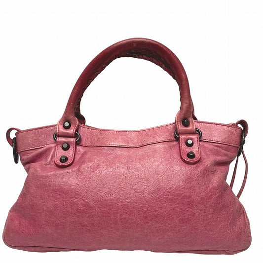 Balenciaga The First Pink Leather Handbag
