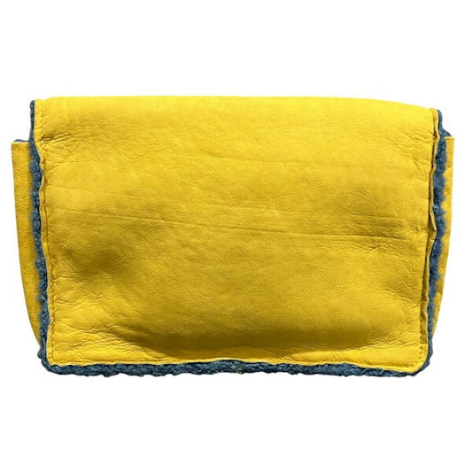 Chanel Mouton Turn Lock Clutch Bag