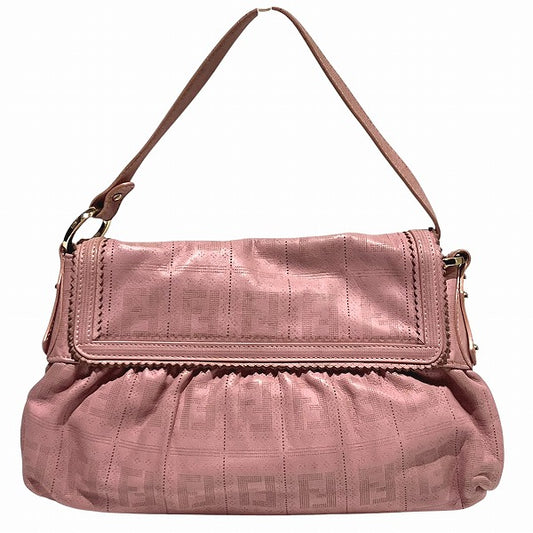 Fendi Zucca Leather Shoulder Bag