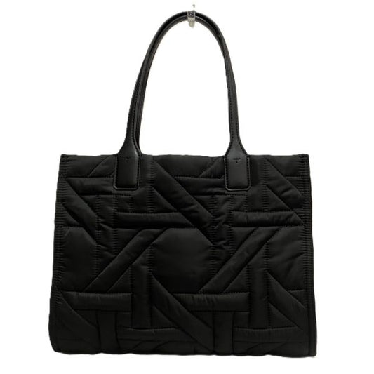 Tory Burch Ella Black Quilted Tote Bag