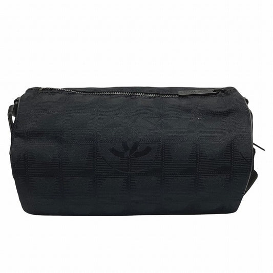 Chanel Nylon Jacquard Leather Travel Shoulder Bag