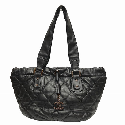 Chanel Matelasse Lambskin Handbag Black