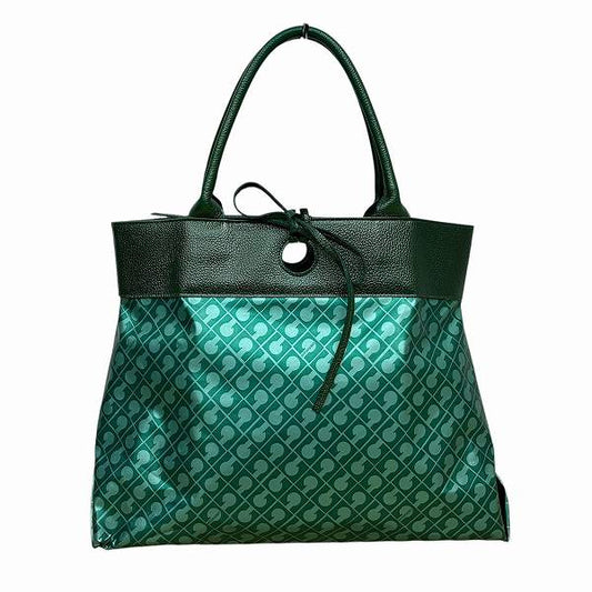 Gherardini Green Nylon Tote Bag for Women