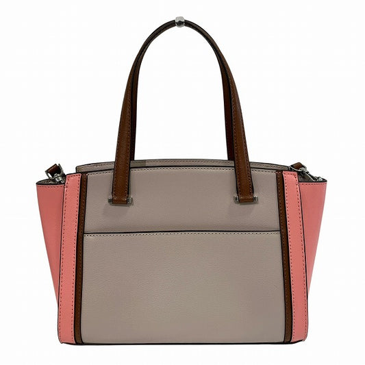 Kate Spade Beige Pink Leather Handbag