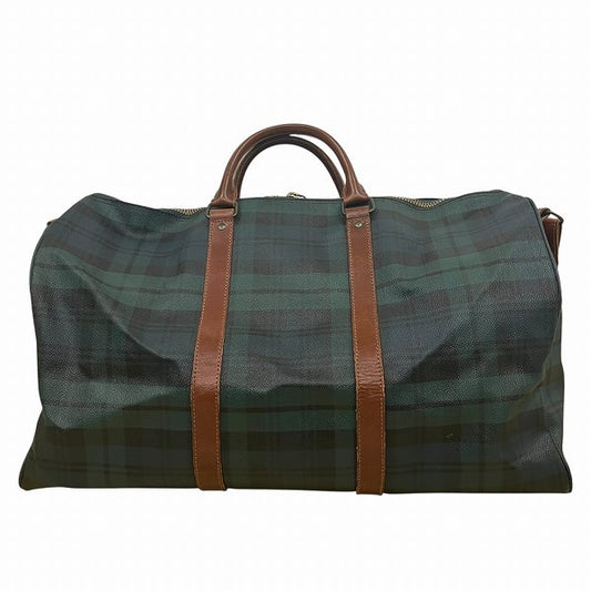 Polo Ralph Lauren Check Dark Green Boston Bag