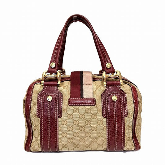 Gucci Canvas Leather Hysteria Aviatrix Crest Handbag