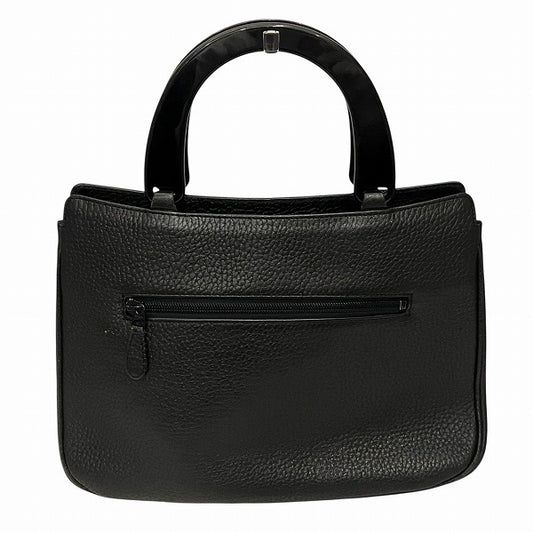 Kitamura K2 K Logo Plastic Handle Handbag