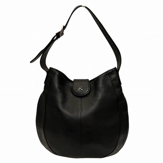 Leather Magnetic Flap Shoulder Bag