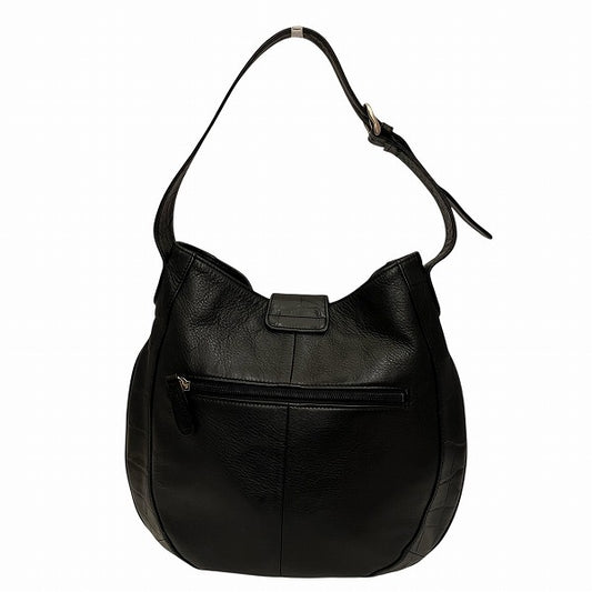 Leather Magnetic Flap Shoulder Bag
