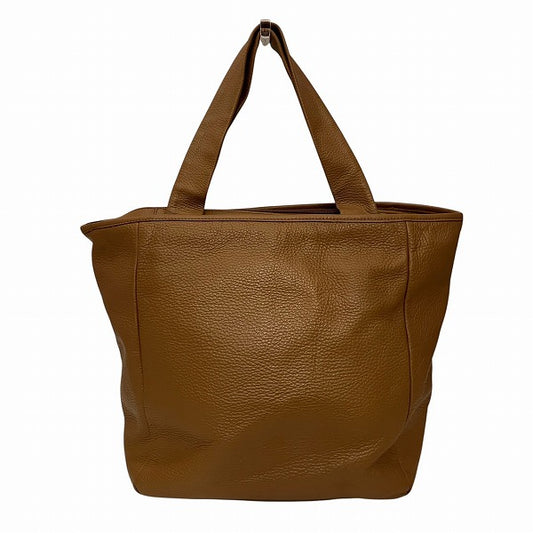 Kitamura K2 Leather Logo Plate Handbag